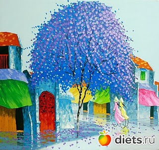 Мастихиновая живопись Phan Thu Trang