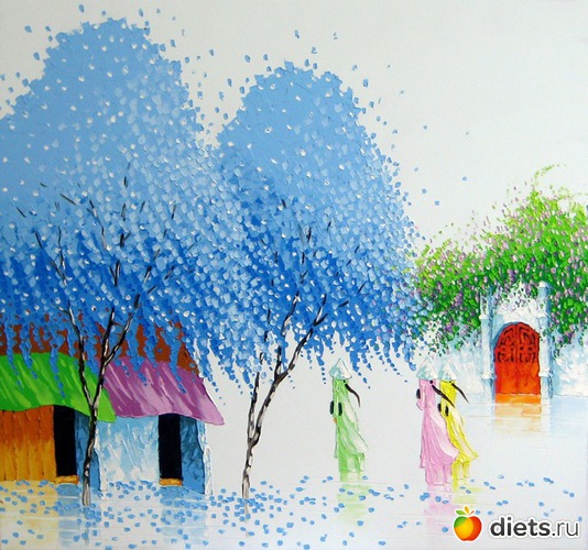 23 фото: Мастихиновая живопись Phan Thu Trang