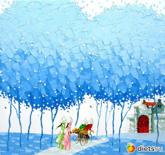 24 фото: Мастихиновая живопись Phan Thu Trang