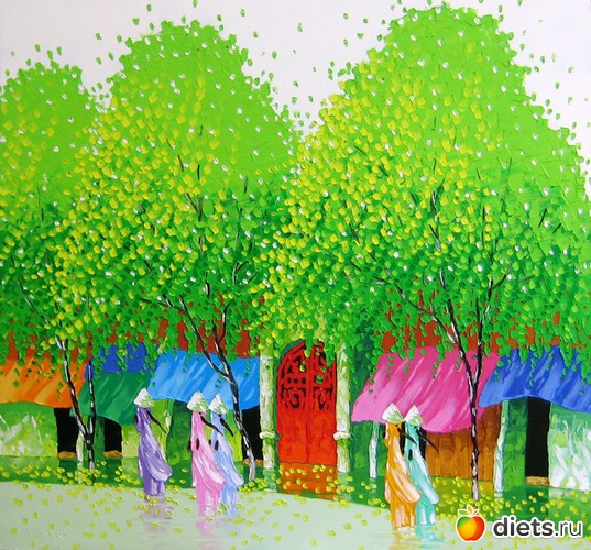 25 фото: Мастихиновая живопись Phan Thu Trang