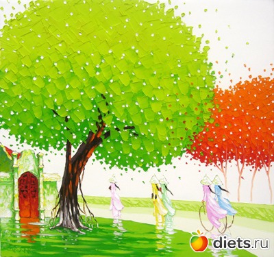 Мастихиновая живопись Phan Thu Trang