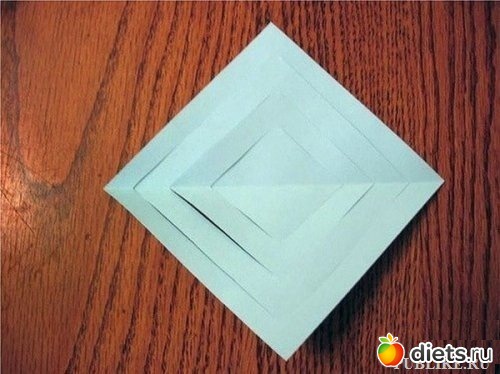 Большая объемная снежинка