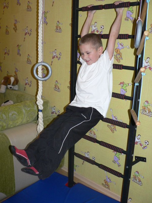 Упражнения для спины на шведской стенке для детей