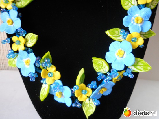 Набор " Букет васильков", альбом: Украшения на продажу.