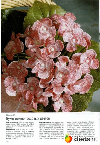 16 фото: Цветы крючком-ЖУРНАЛ