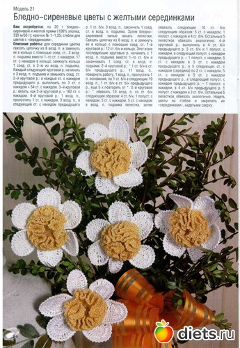 24 фото: Цветы крючком-ЖУРНАЛ