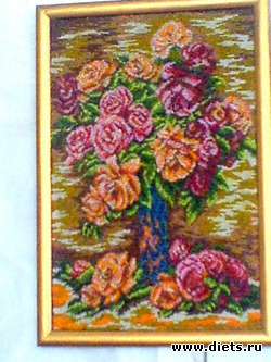 "Розы" по О.Ренуару.