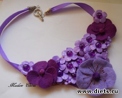 Колье " Флора"