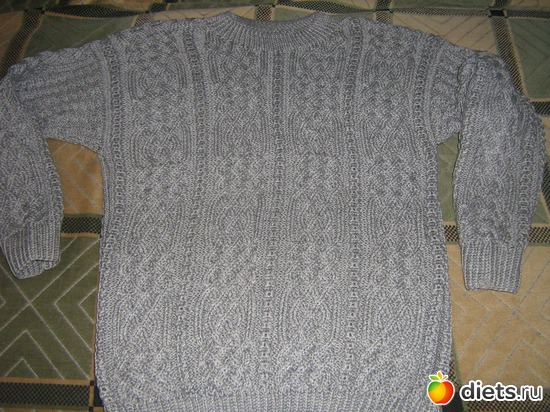 Свитер на подростка спицами, альбом: Вязалочки от Иришки