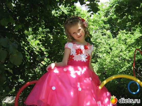 Выпускное платье в дет.саду, альбом: Вязалочки от Иришки