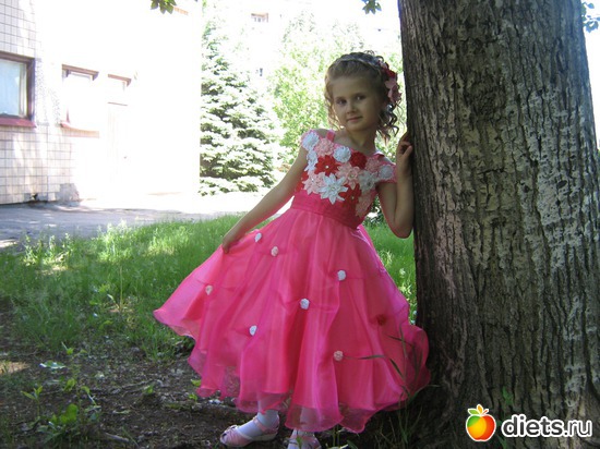 Выпускное платье в дет.саду, альбом: Вязалочки от Иришки