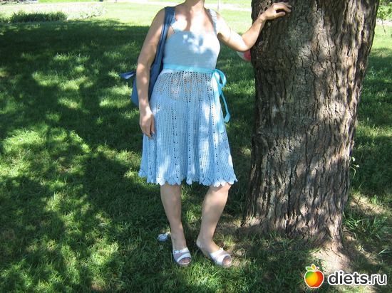 Сарафан связанный крючкои, альбом: Вязалочки от Иришки