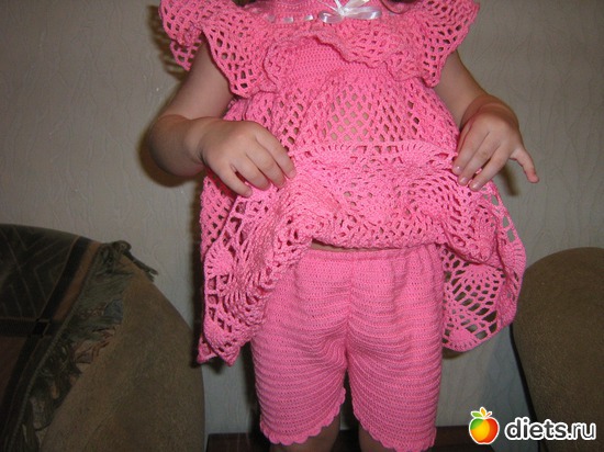 Платье и щортики для малышки на заказ, альбом: Вязалочки от Иришки