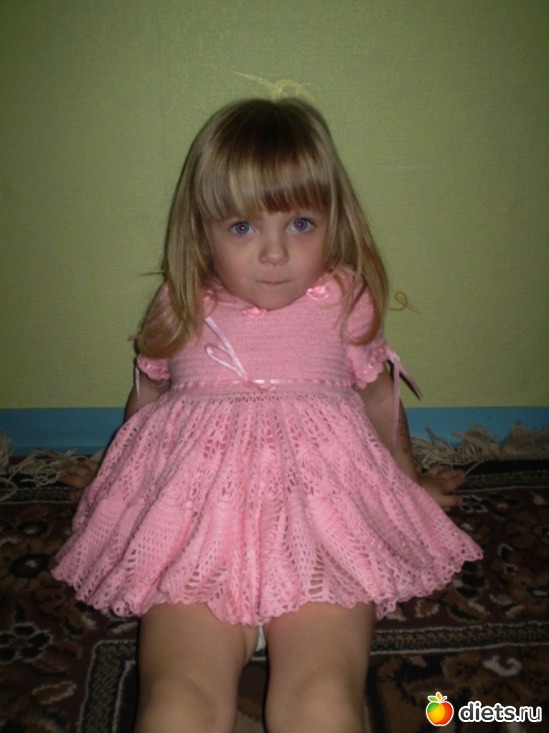 Платье для девочки на 1 год на заказ, альбом: Вязалочки от Иришки