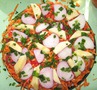 обед 4. еще слой лука и яблок