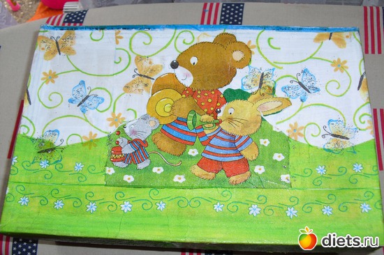 вид сверху, альбом: Декупаж