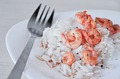 Рис с креветками: Рис 200гр Креветки 50гр ---------------- 200 ккал