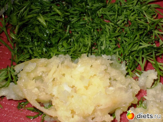 Очень простое блюдо : ) Картофель с курицей и яйцом, альбом: Мои блюда