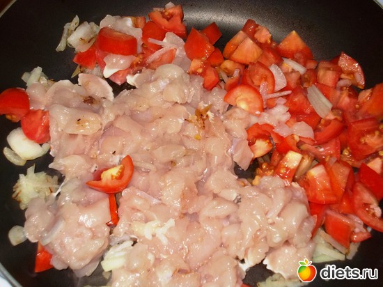 Очень простое блюдо : ) Картофель с курицей и яйцом, альбом: Мои блюда