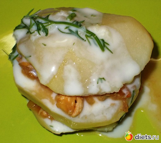 Очень простое блюдо : ) Картофель с курицей и яйцом, альбом: Мои блюда