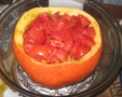 2.фаршируем тыкву овощами и грибами