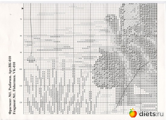 схема 3, альбом: Схемы вышивки крестиком. Коты