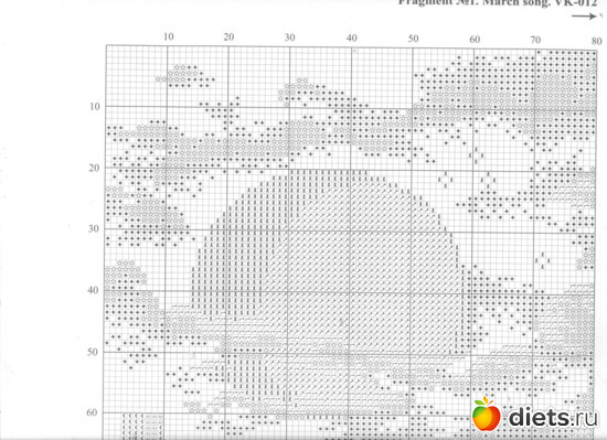 схема 1, альбом: Схемы вышивки крестиком. Коты