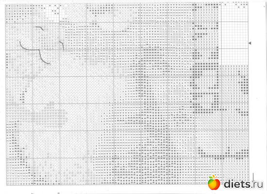 схема 4, альбом: Схемы вышивки крестиком. Коты