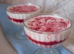 Сметанно-клубничное желе