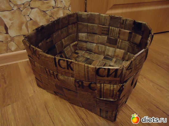 коробка из газет для пряжи, альбом: мои хобби