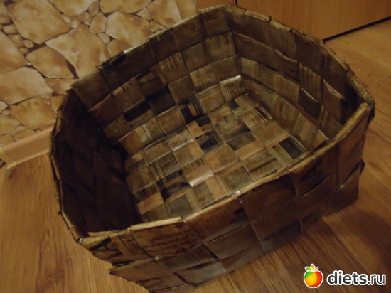 коробка из газет для пряжи, альбом: мои хобби