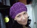 мой фиолетовый берет на Тасеньке