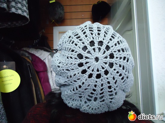 серый беретик для Нади, альбом: мои хобби