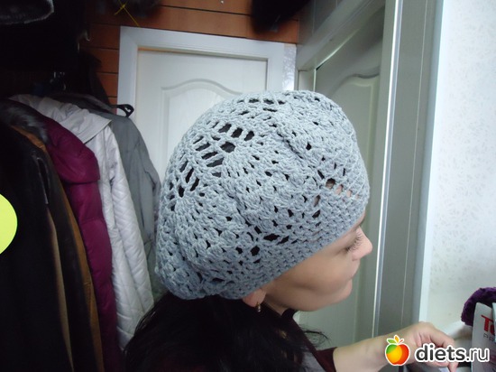 серый беретик для Нади, альбом: мои хобби