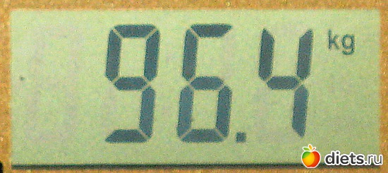 16 февраля 2012 года, альбом: показания на дисплее весов и графики веса