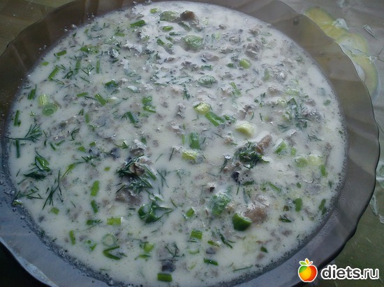 молочный суп с сайрой, альбом: рецепты