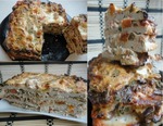 Куриный торт с творожно-овощной начинкой.
