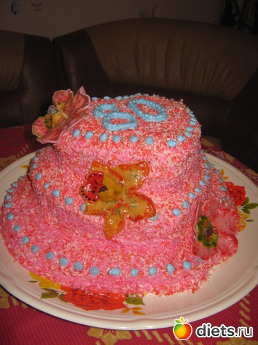 торт для бабули на юбилей, альбом: Как накормить семейство :))))