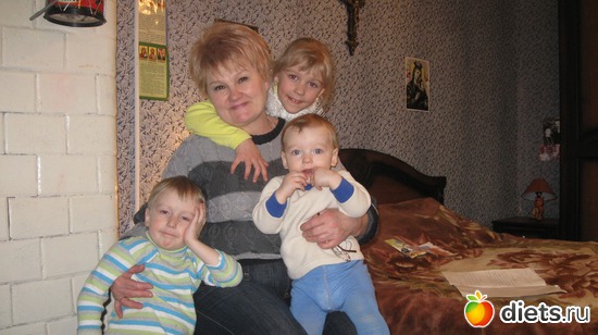 Я с моими любимыми внуками., альбом: Моя семья - 2012г