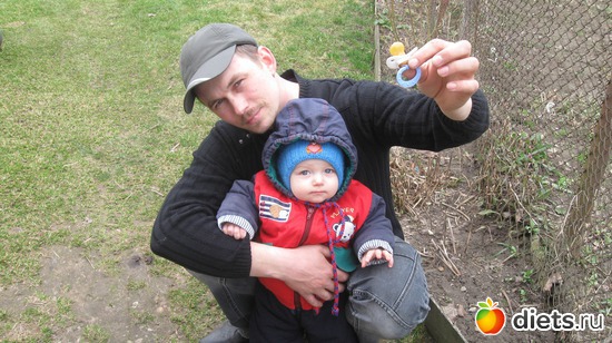 Мои младшие сынок и внучек., альбом: Моя семья - 2012г