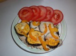 Запеченые баклажаны с куриным фаршем