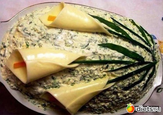 13 фото: Украшения салатов и иных блюд