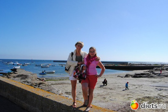 Я и моя доча ) Атлантический океан.