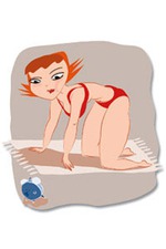 Плоский живот или первый день в тренажерном зале (юмор)