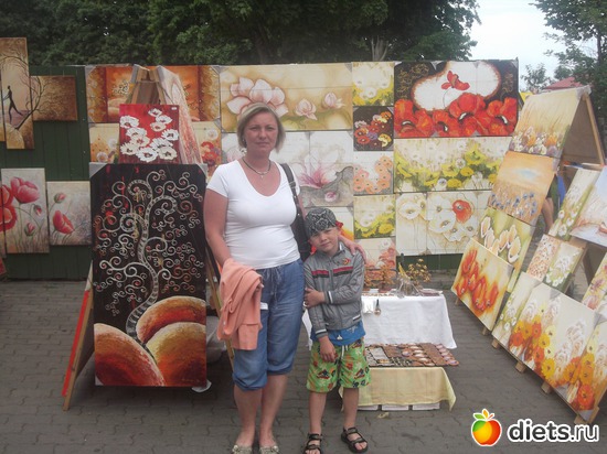 картины местных художников, альбом: Море,солнце,песок,любимый муж и внучок