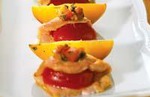 Куриные отбивные с соусом из персиков
