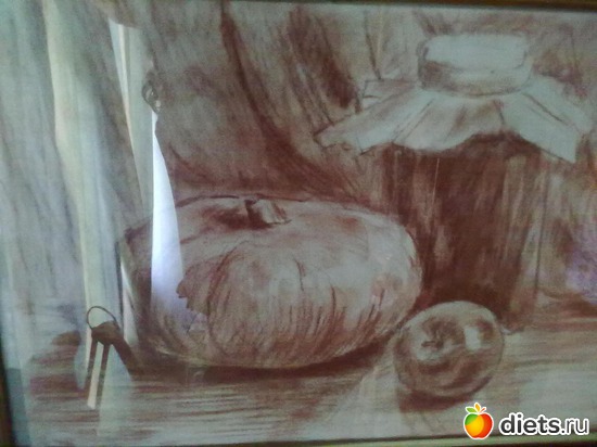 Натюрморт. Сангина, альбом: Конкурс "Моё настроение"