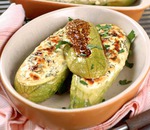 Кабачки фаршированные творогом