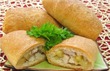 Слоеные пирожки с курицей и картофелем