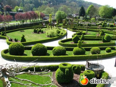 Сад топиари в Дюрбуи (Бельгия)